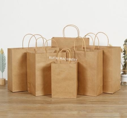 FULLY AUTOMATIC SHOPPING PAPER BAG MAKING CNC MACHINE
