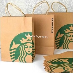 FULLY AUTOMATIC SHOPPING PAPER BAG MAKING CNC MACHINE