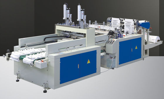 Double Lines Shopping T Shirt Bags Making Machine